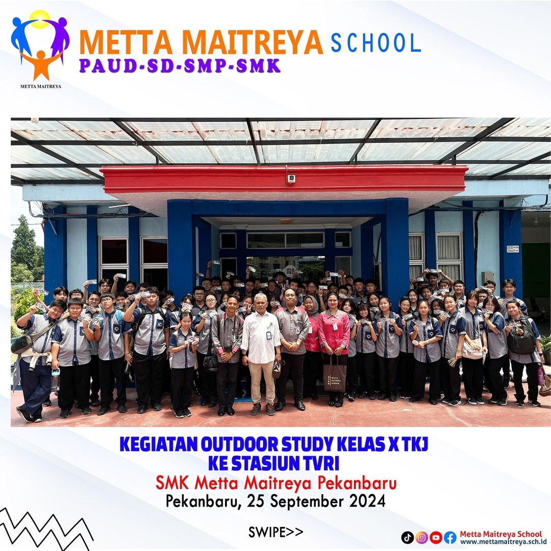Kegiatan Outdoor Study Kelas X TKJ ke Stasiun TVRI